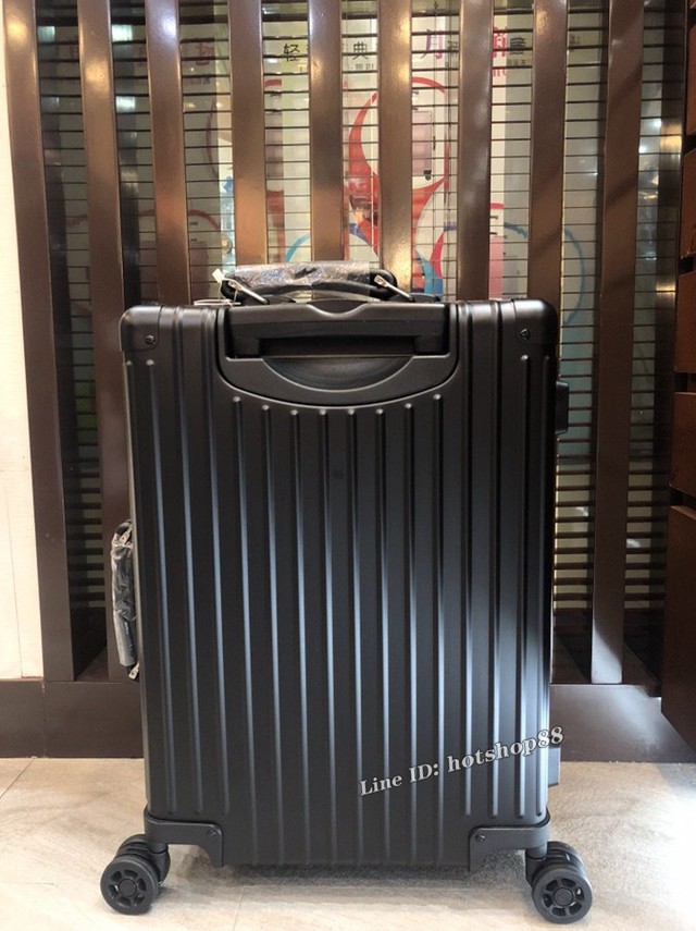 RIMOWA頂級版本行李箱四輪拉杆箱 日默瓦Classic Flight鋁合金系列發亮鋁鎂框行李箱 gdx1097